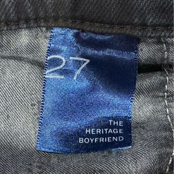 Anthropologie Pilcro The Heritage Boyfriend Jeans Black Women’s 27 - Picture 4 of 7